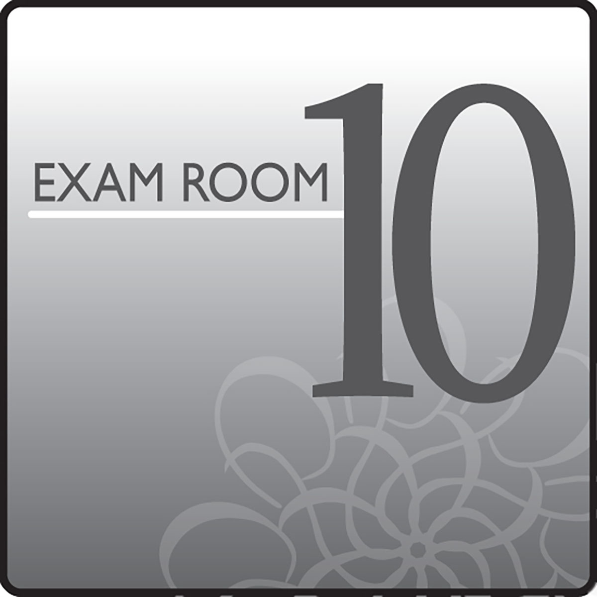 Clinton Standard Exam Room Sign 10