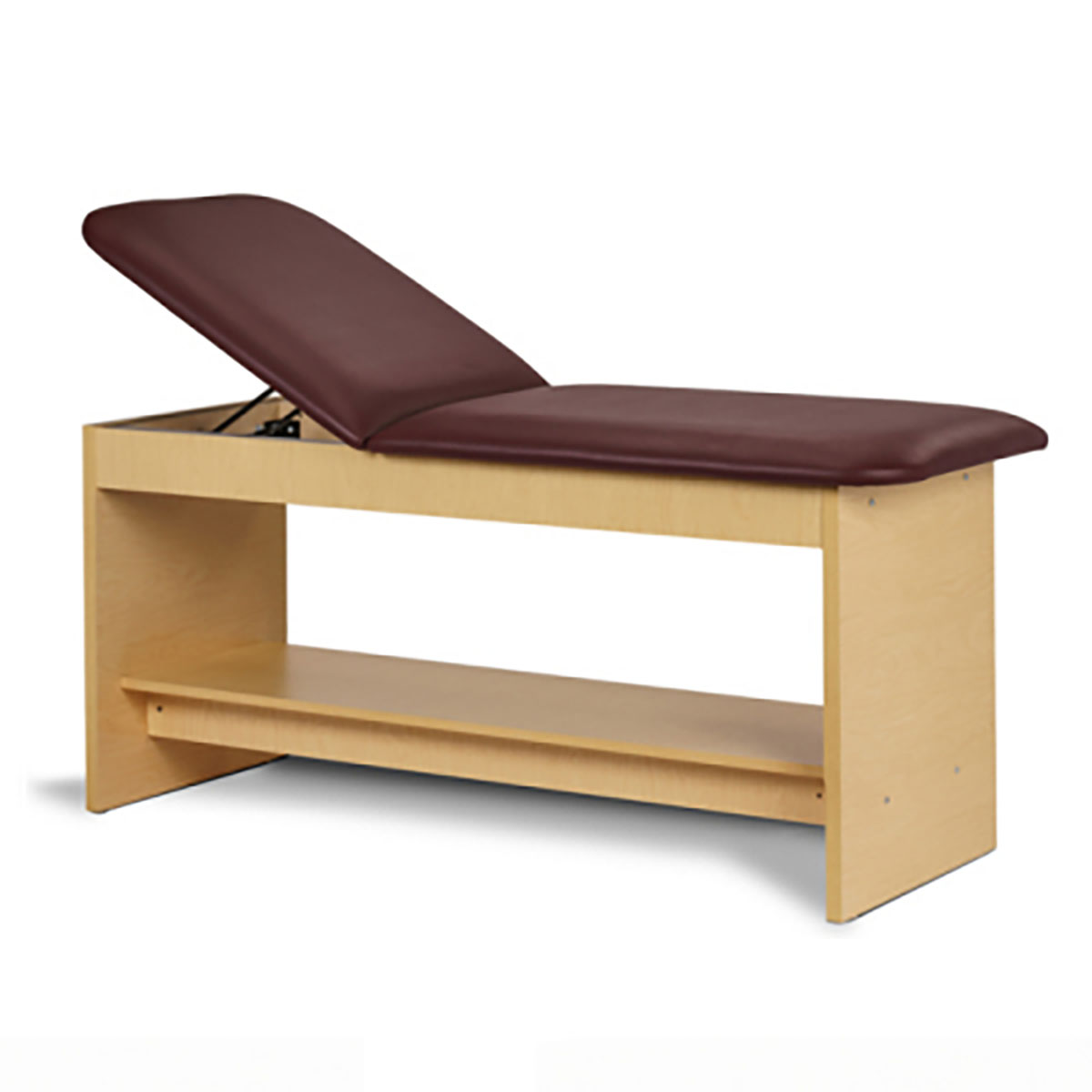 Clinton Panel Leg Series Treatment Table with Full Shelf 72 x 27 x 31