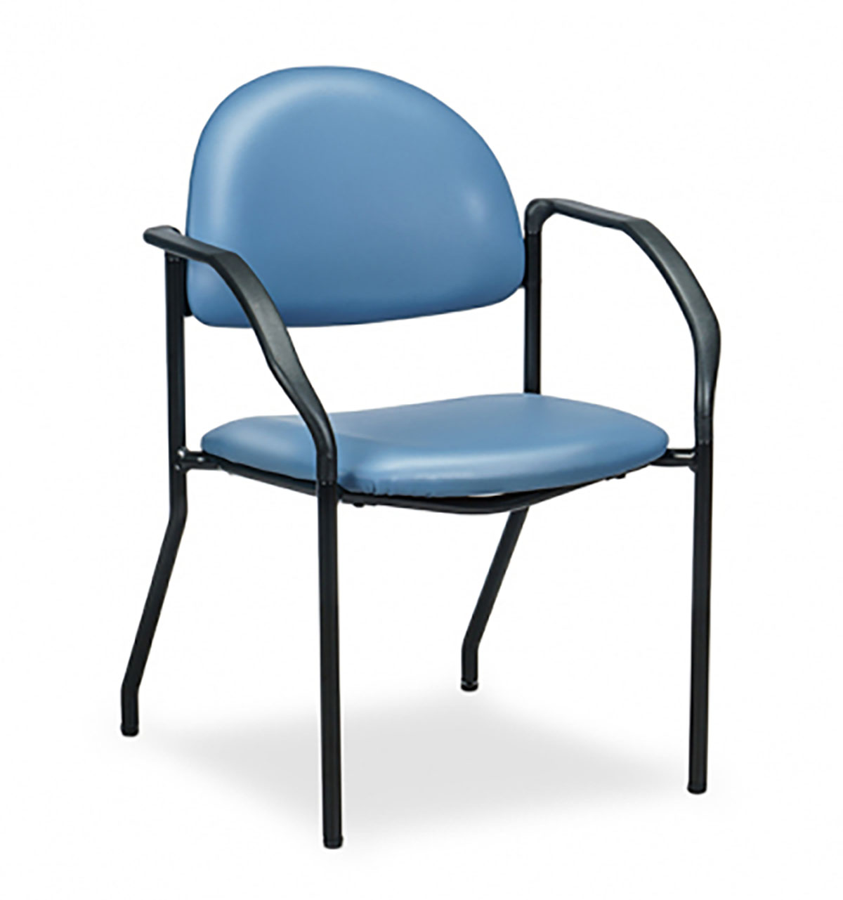 Clinton F-Series Black Frame Chair with Arms