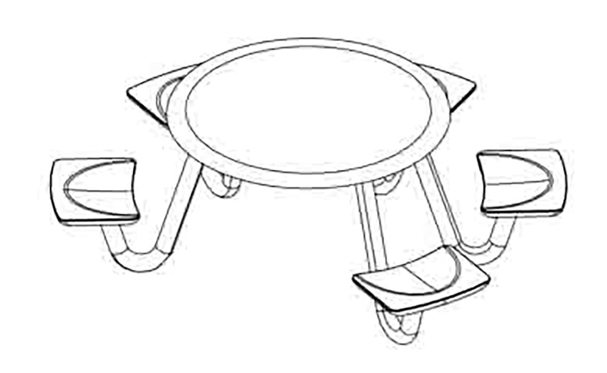 ADA Anchor Table 5 Blue/Grey Seats Round 48