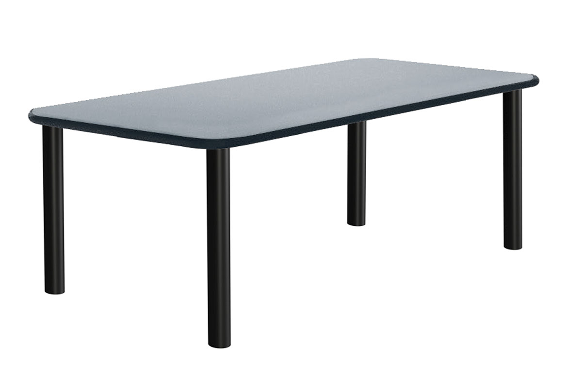 Table Dura Edge Plain Top Steel Legs 30 x 72