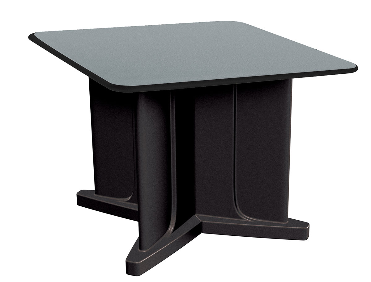 Table Square Dura-Edge Plain Top Xbase-Legs 36 x 36