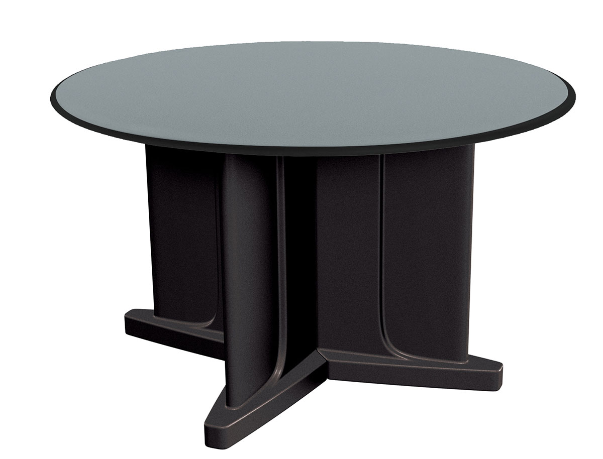 Table Round Dura-Edge Plain Top Xbase-Legs 42