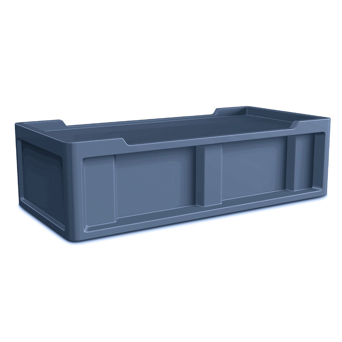 Endurance Bed 2.2 with no storage compartments blue grey