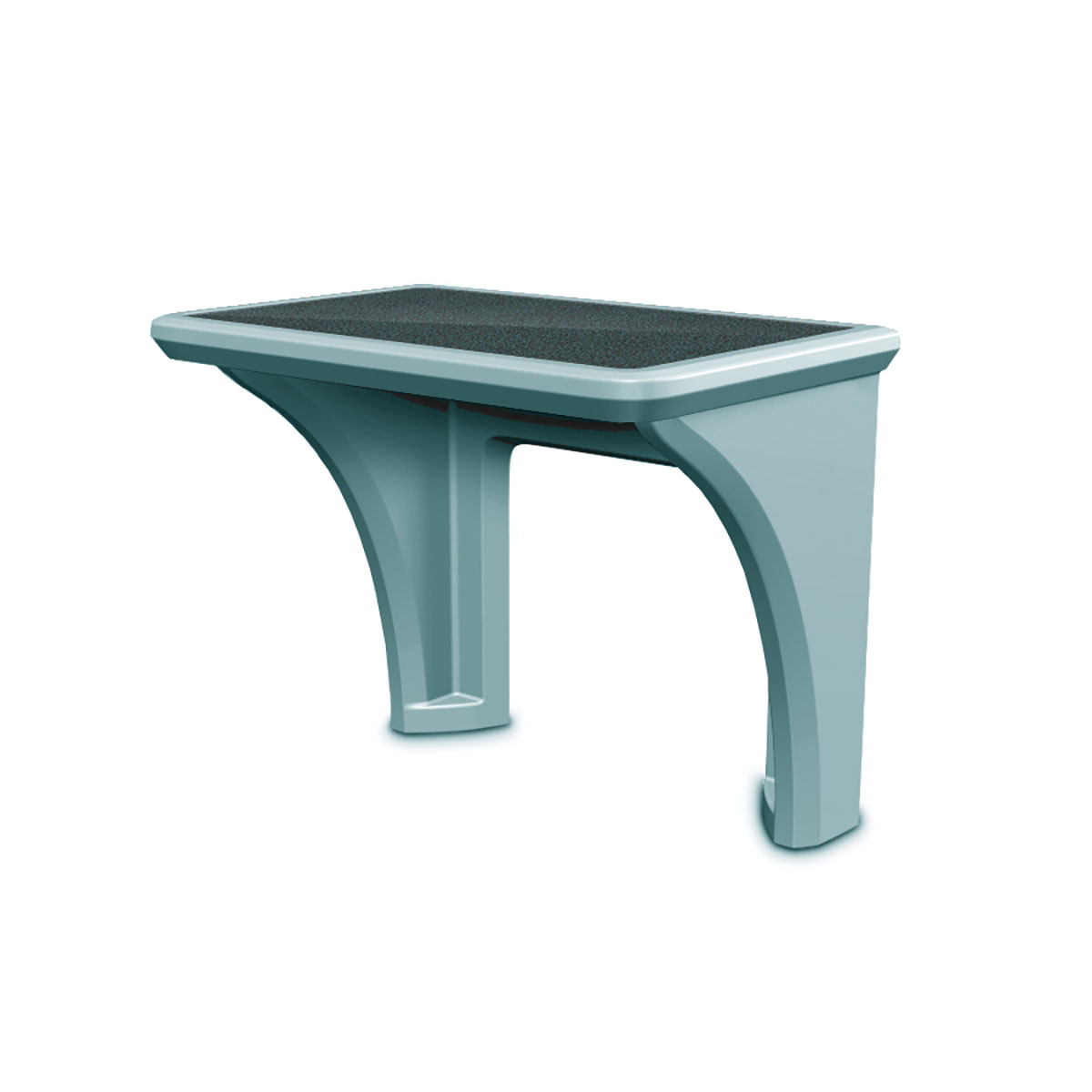 Endurance Desk Laminate Top Wall Mount Blue Grey