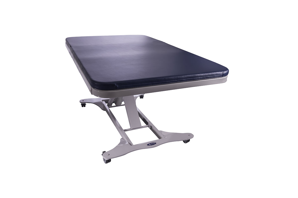 Tri W-G Treatment Table Bariatric Motor Hi-Lo 1 Section 32 x 78 750 lb capacity 220V international crating extra