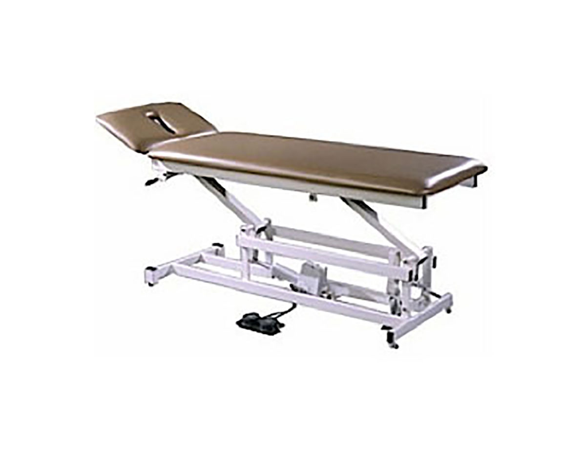 Tri W-G Treatment Table Motorized Hi-Lo 2 section 27 x 76 400 lb capacity w/ casters