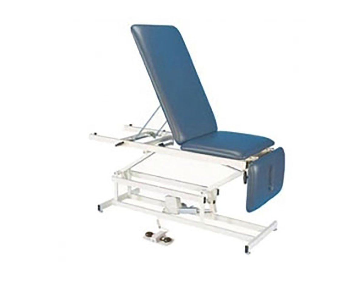 Tri W-G Treatment Table Motorized Hi-Lo 3 section fixed center 27 x 76 400 lb capacity