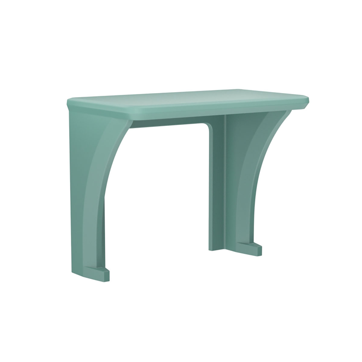 ADA Endurance Desk All plastic Wall/Floor Mounted Aqua