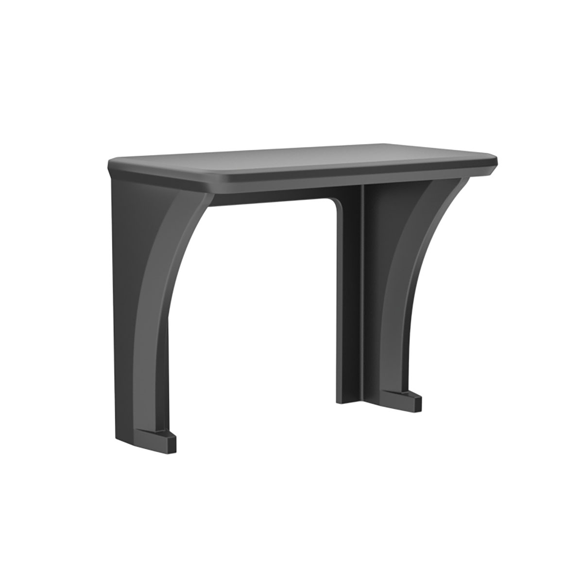 ADA Endurance Desk All plastic Wall/Floor Mounted Black