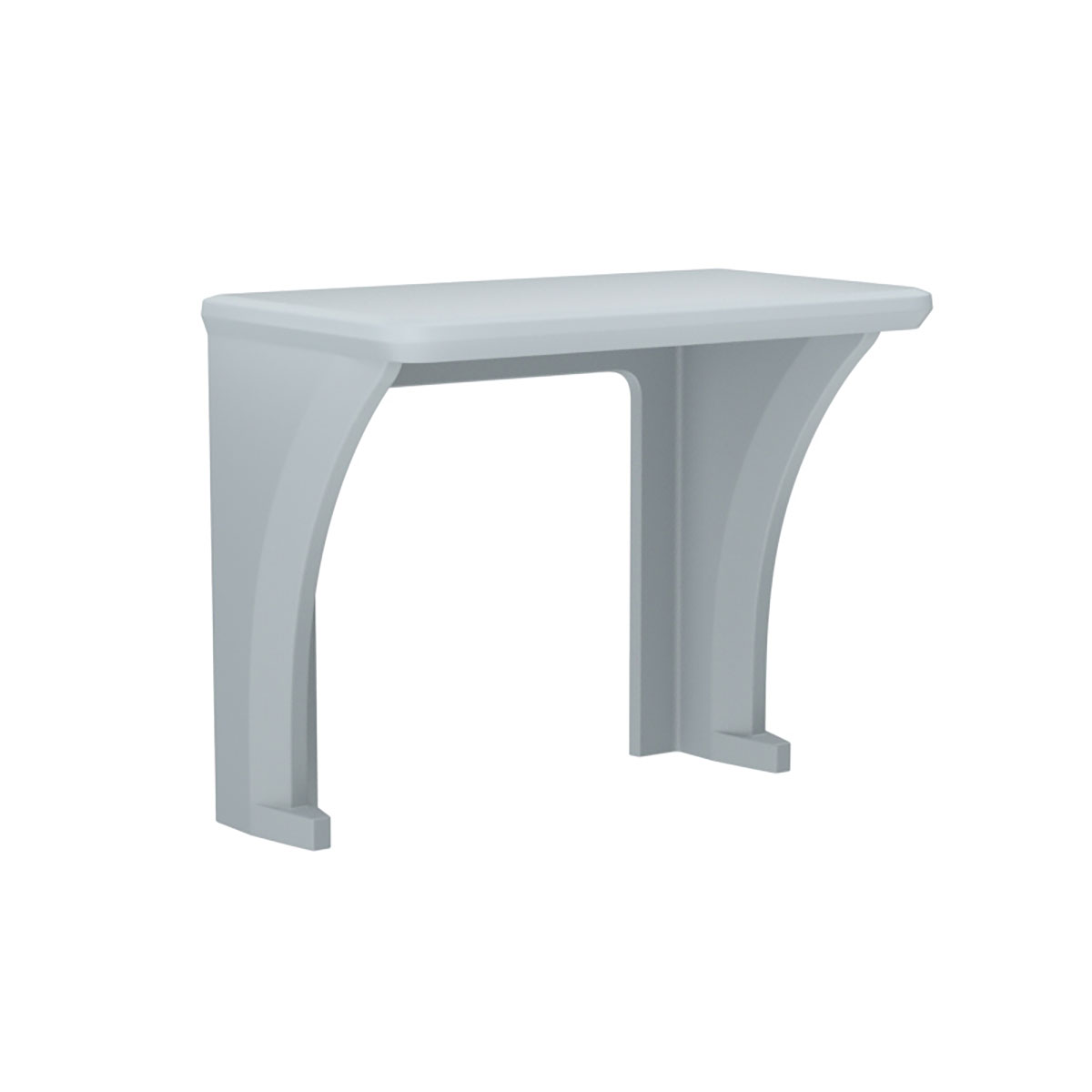 ADA Endurance Desk All plastic Wall/Floor Mounted Gray