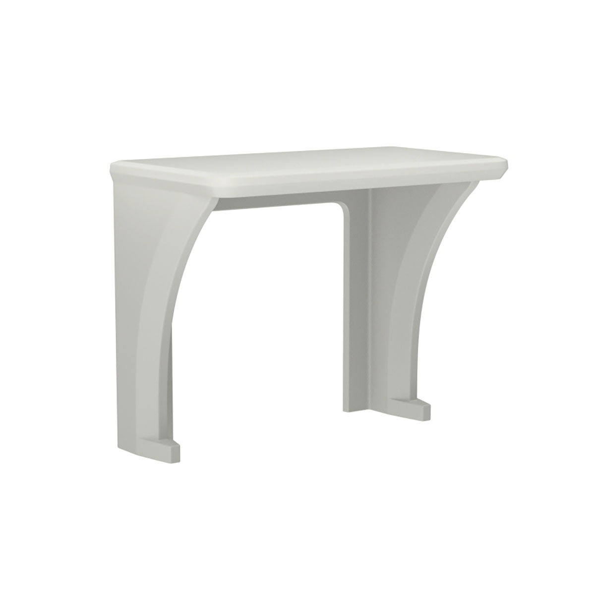 ADA Endurance Desk All plastic Wall/Floor Mounted Stone Gray