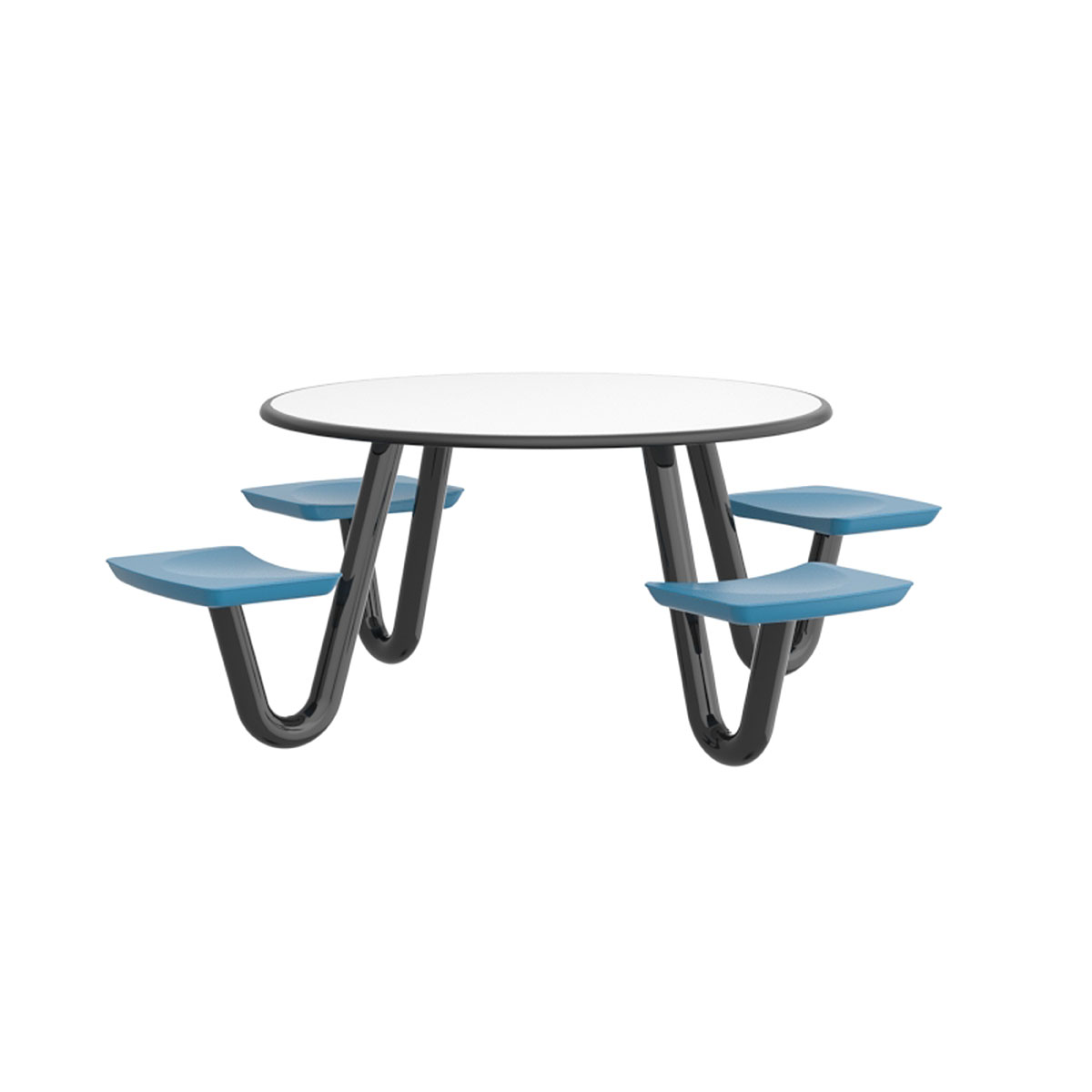 Anchor Table 4 Slate Blue Seats Round 42