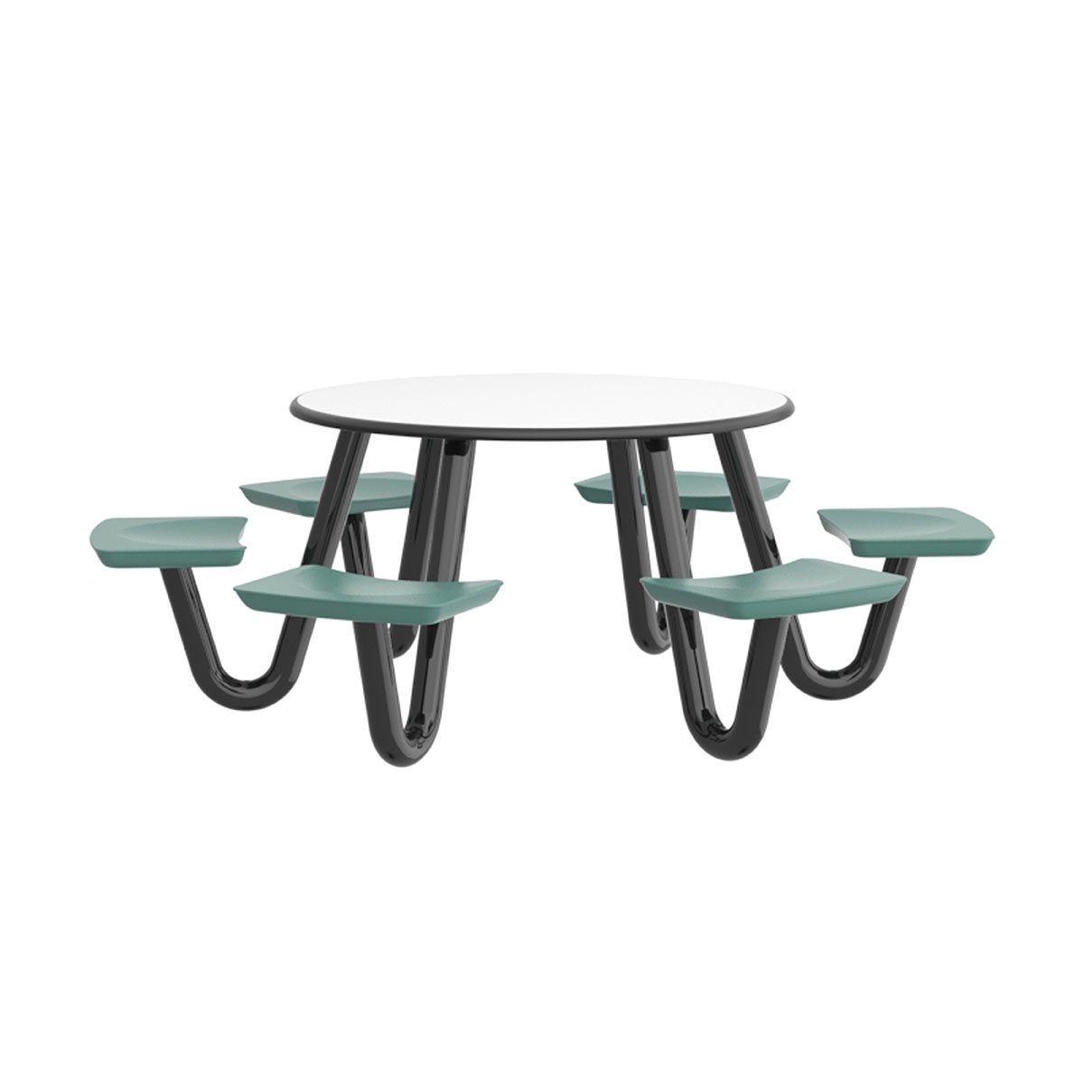 Anchor Table 6 Aqua Seats Round 48
