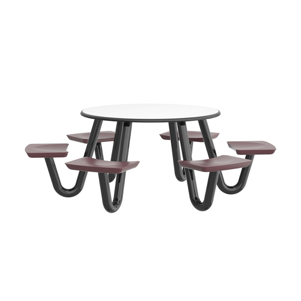 Anchor Table 6 Burgundy Seats Round 48