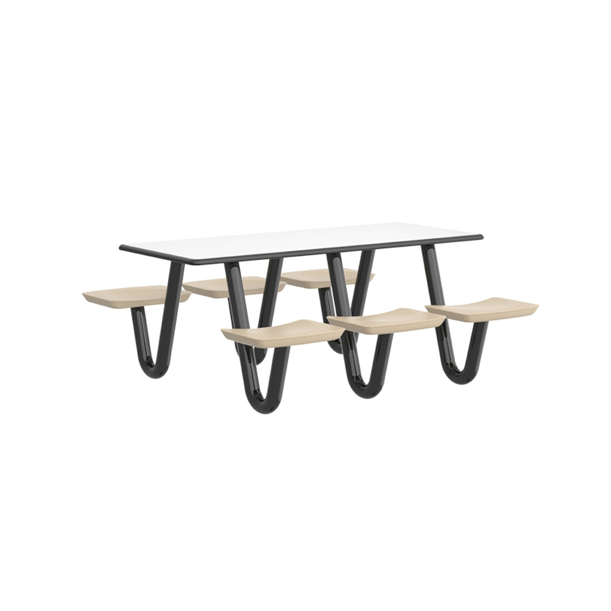 Anchor Table 6 Sand Seats Rectangle 30 x 72