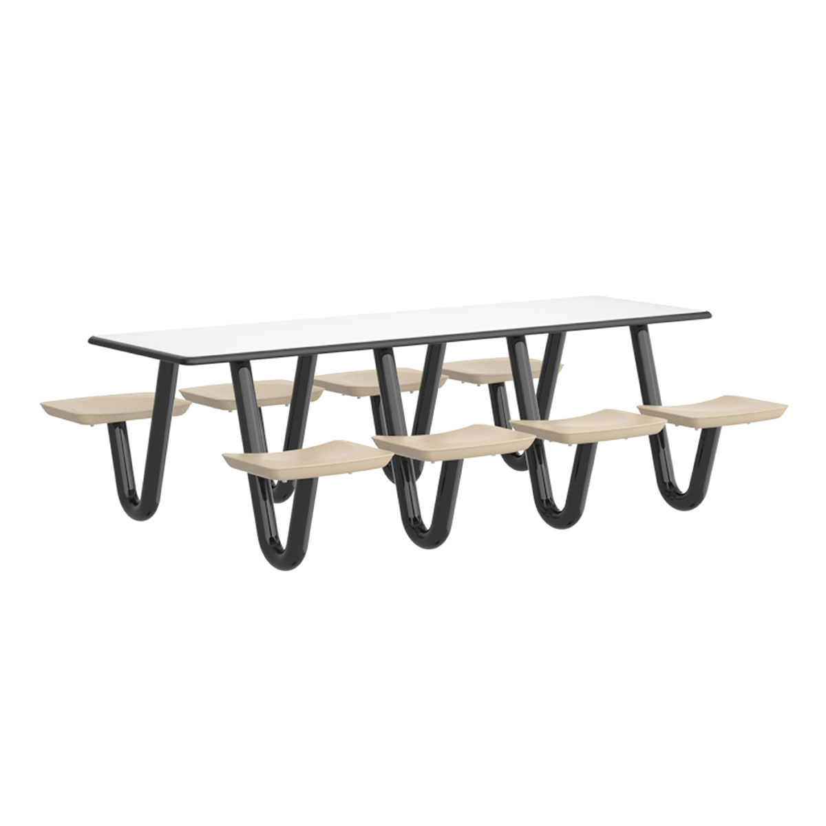 Anchor Table 8 Sand Seats Rectangle 30 x 96