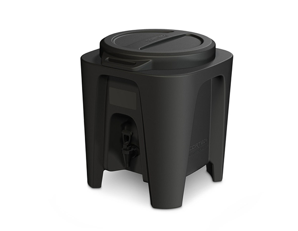 Bev Max Beverage Dispenser 5 Gallon Black