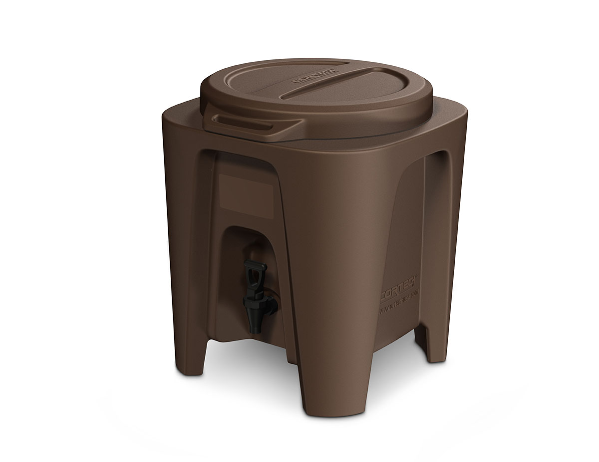 Bev Max Beverage Dispenser 5 Gallon Brown