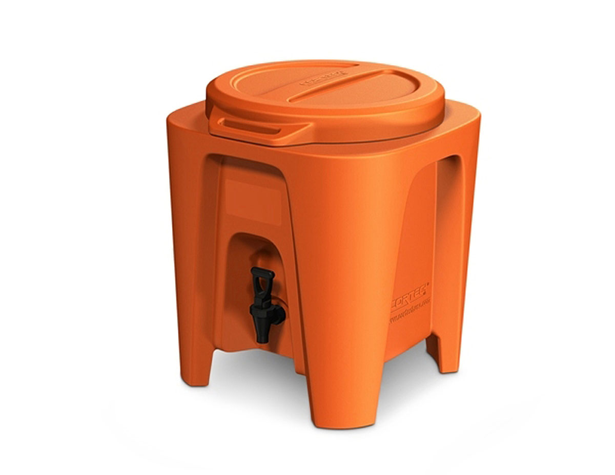Bev Max Beverage Dispenser 5 Gallon Orange