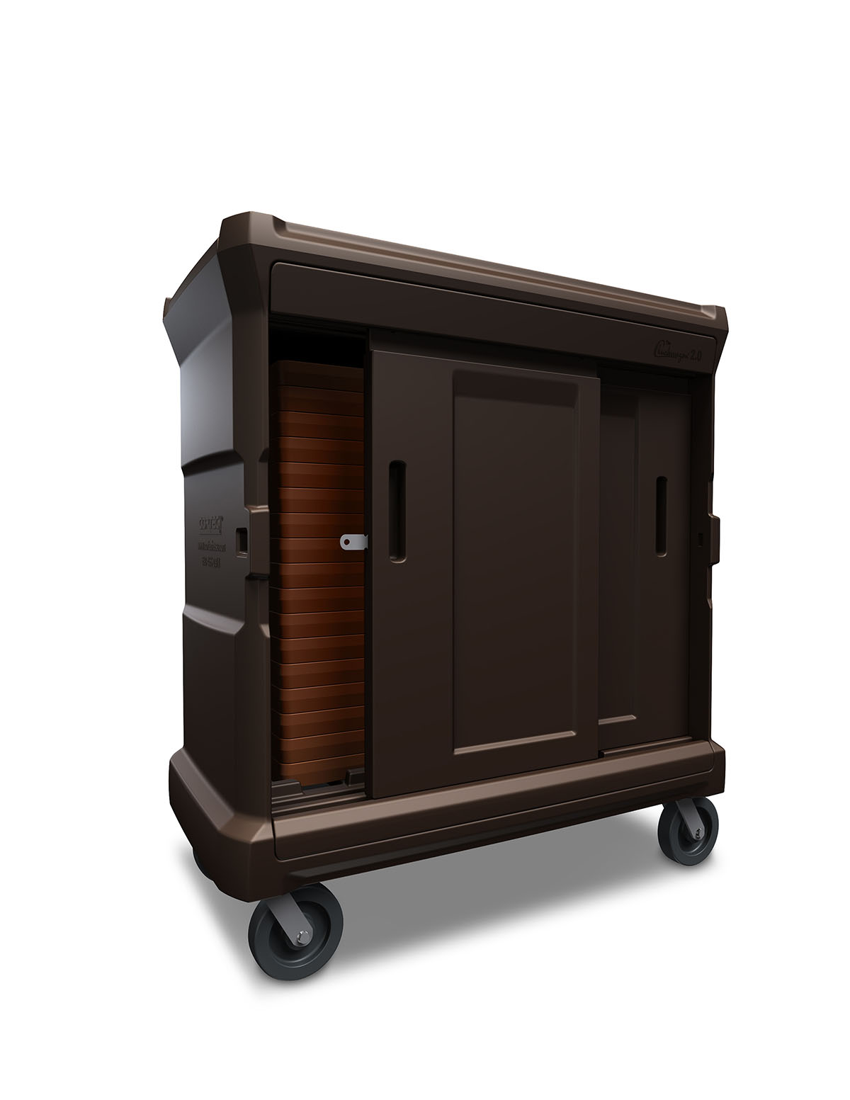 Chuckwagon Plastic Base with locking hasp doors