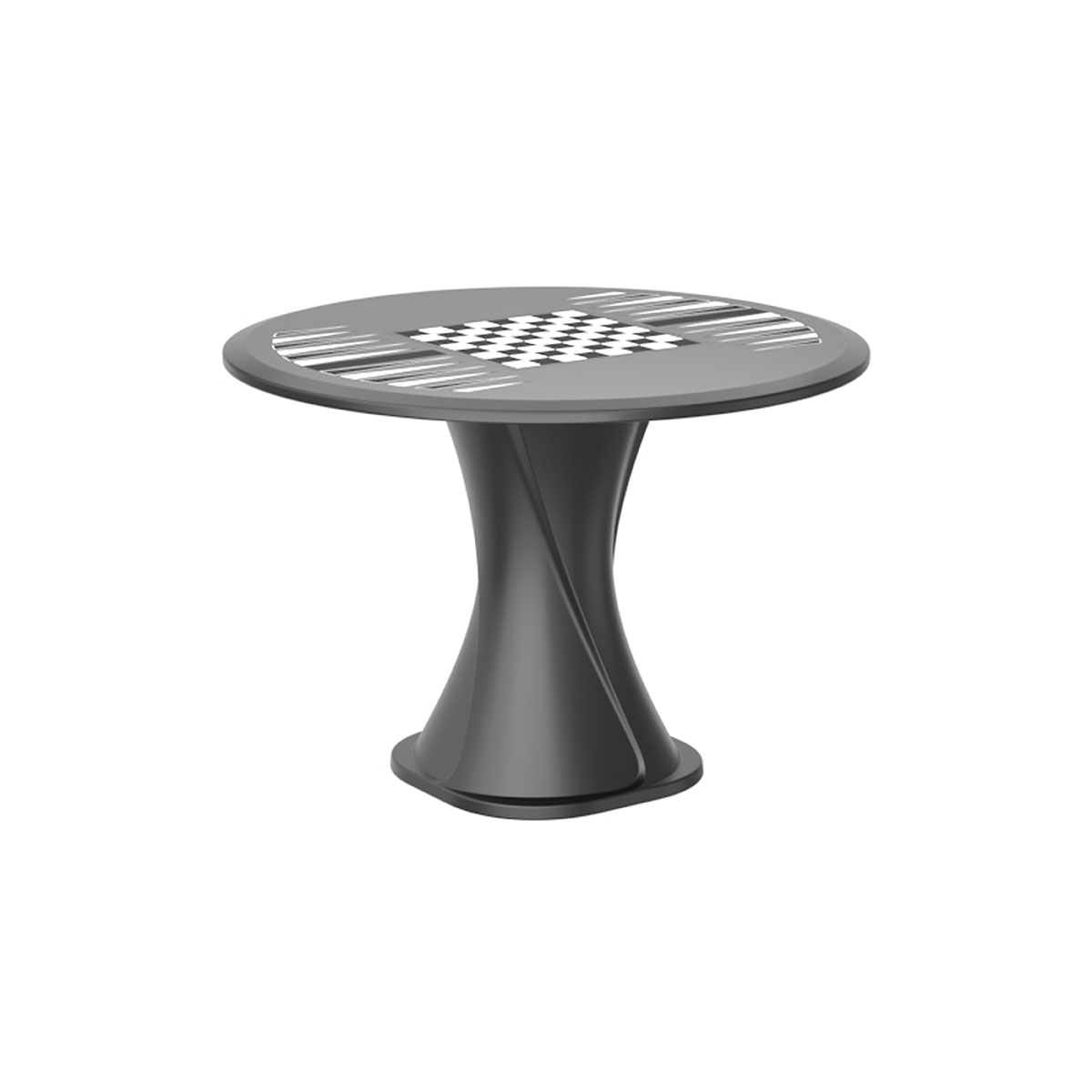 Endurance 42 Cascade All Plastic Table - Black with Game Top