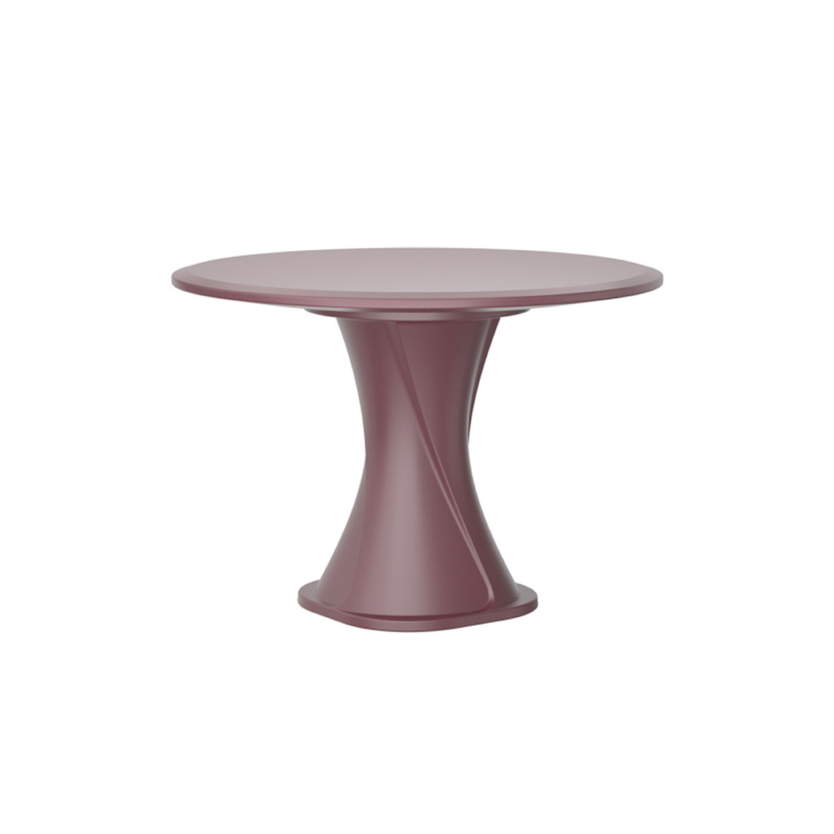 Endurance 42 Cascade All Plastic Table - Burgundy