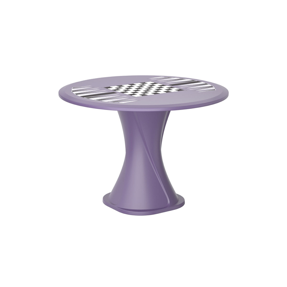 Endurance 42 Cascade All Plastic Table - Indigo with Game Top