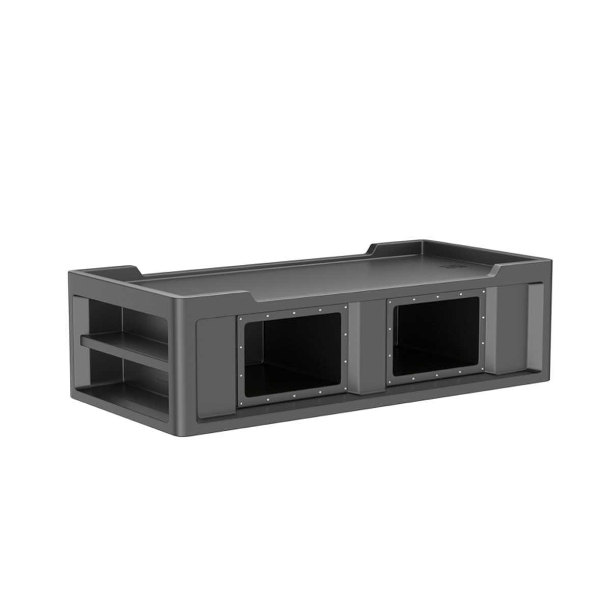 Endurance Bed 2.1 with side storage compartments Black