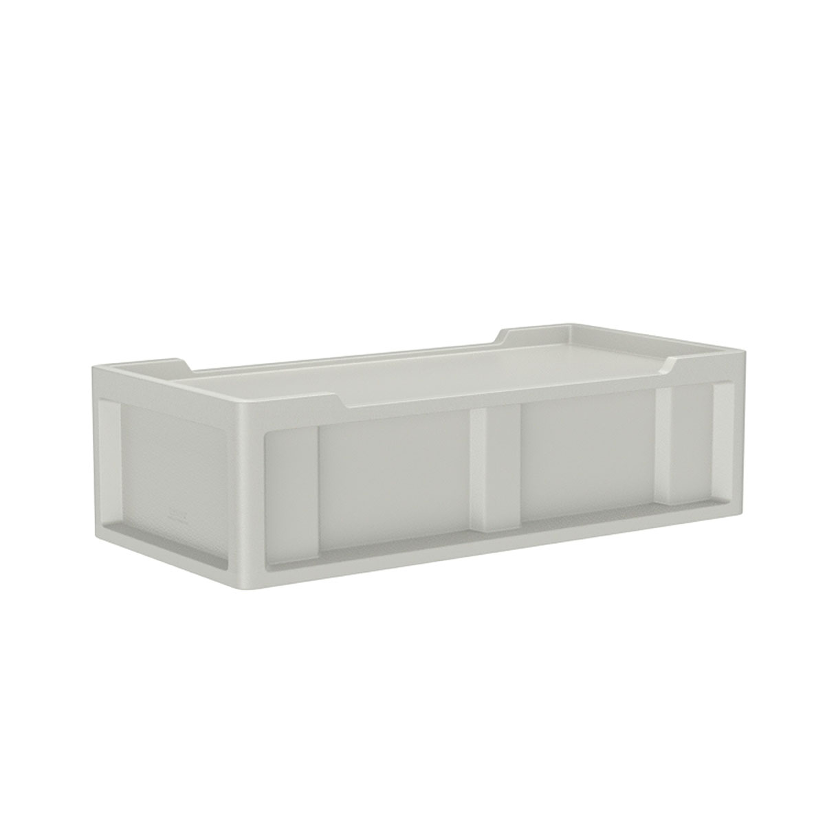 Endurance Bed 2.2 with no storage compartments Stone Gray