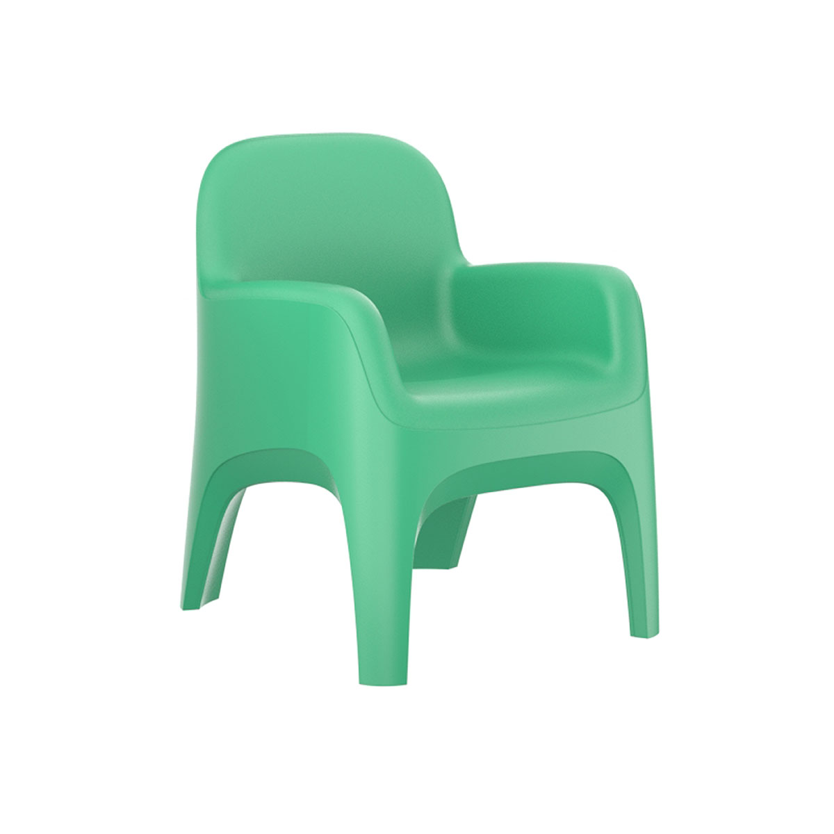 Endurance Crew Chair w/Arms Includes Bolt Down Kit Green