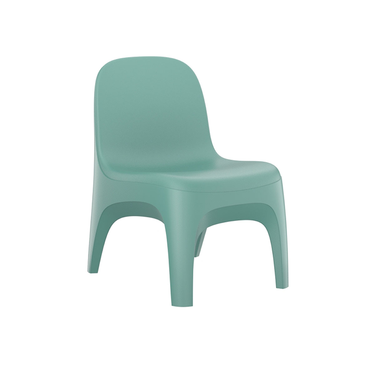 Endurance Crew Chair-Armless Includes Bolt Down Kit Aqua
