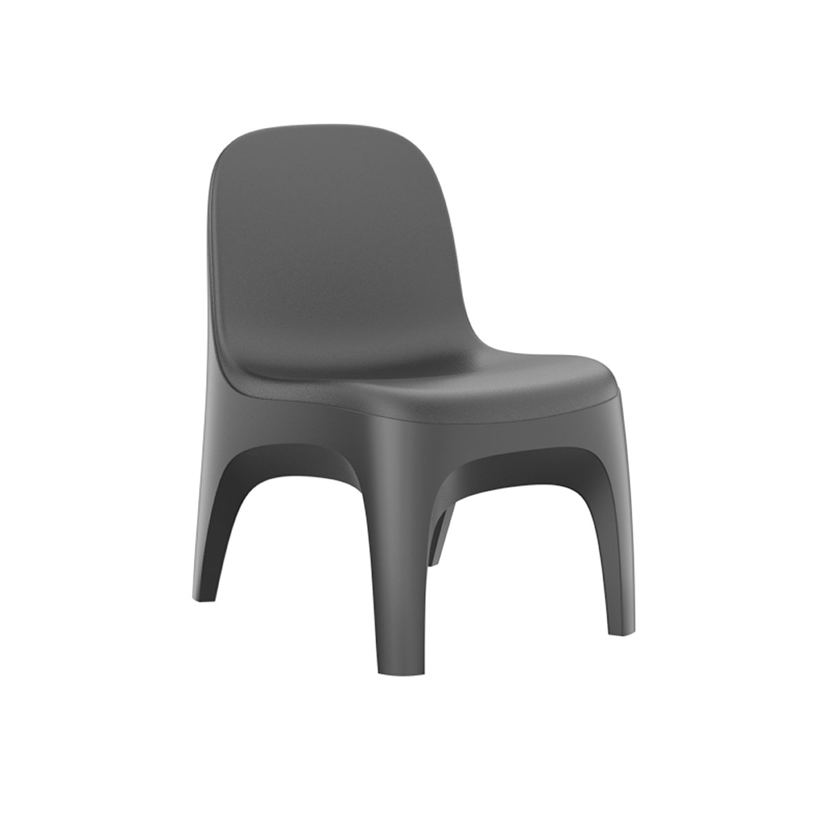 Endurance Crew Chair-Armless Includes Bolt Down Kit Black