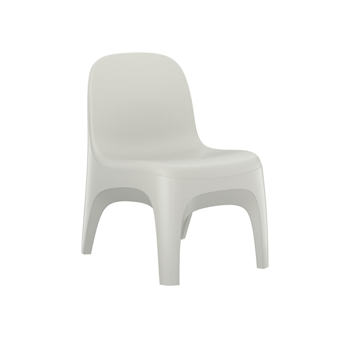Endurance Crew Chair-Armless Includes Bolt Down Kit Stone Gray