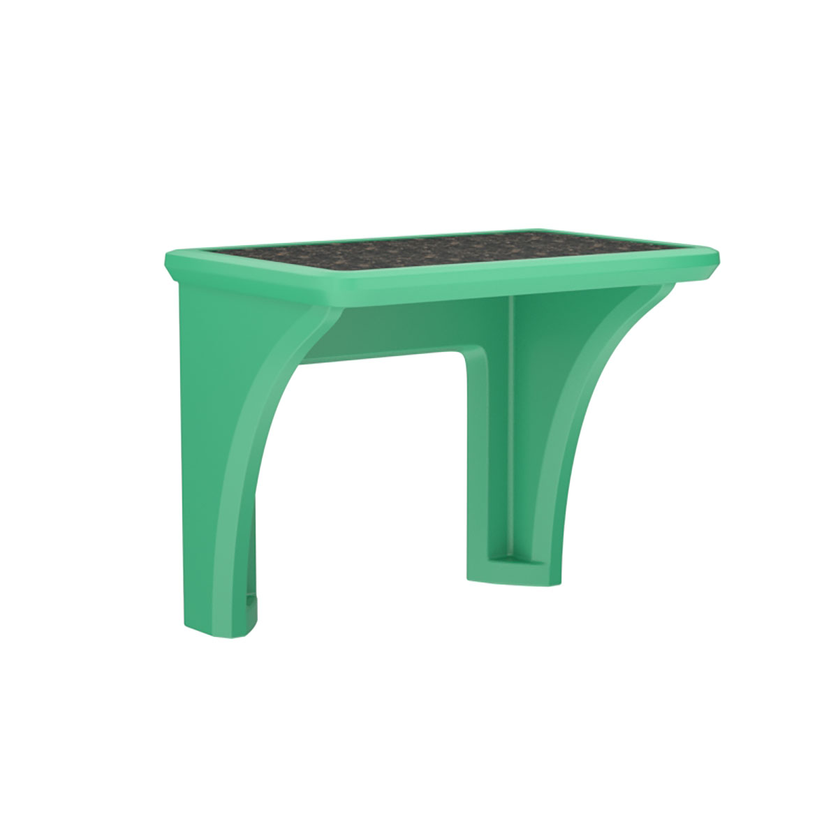 Endurance Desk Laminate Top Wall Mount Green