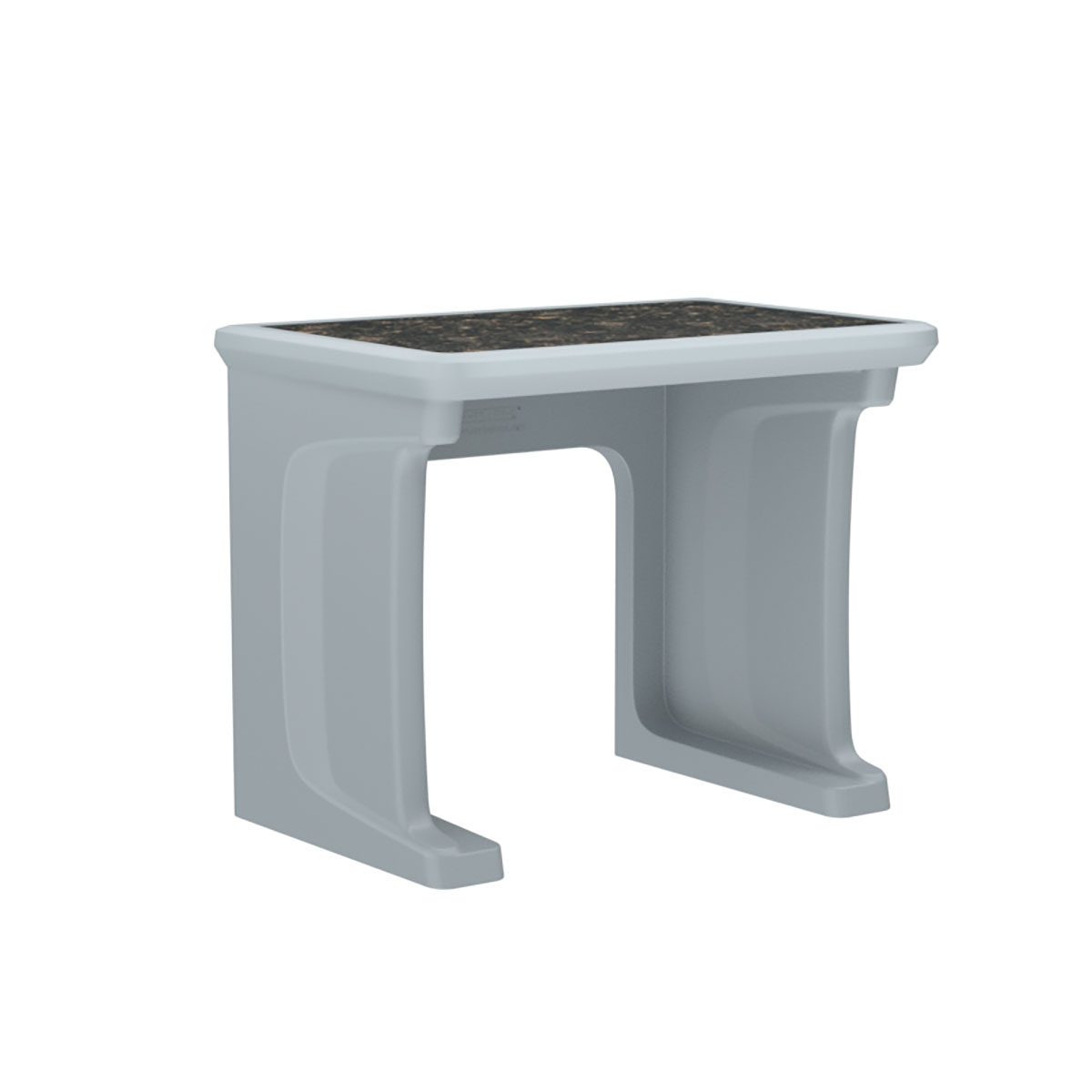Endurance Desk All plastic Laminate Top Standing/floor Mount Gray