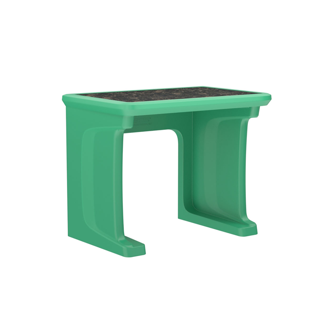 Endurance Desk All plastic Laminate Top Standing/floor Mount Green