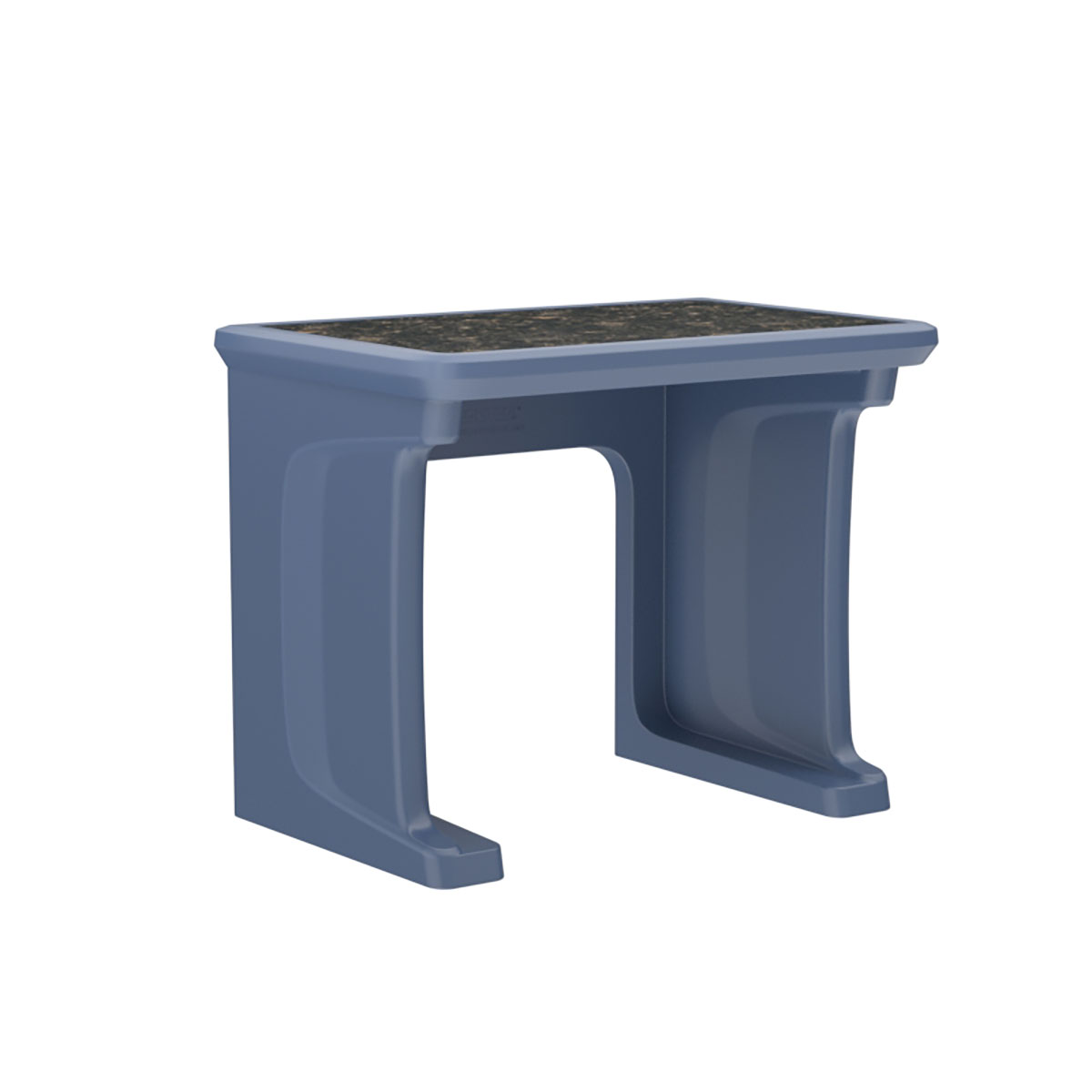 Endurance Desk All plastic Laminate Top Standing/floor Mount Midnight Blue