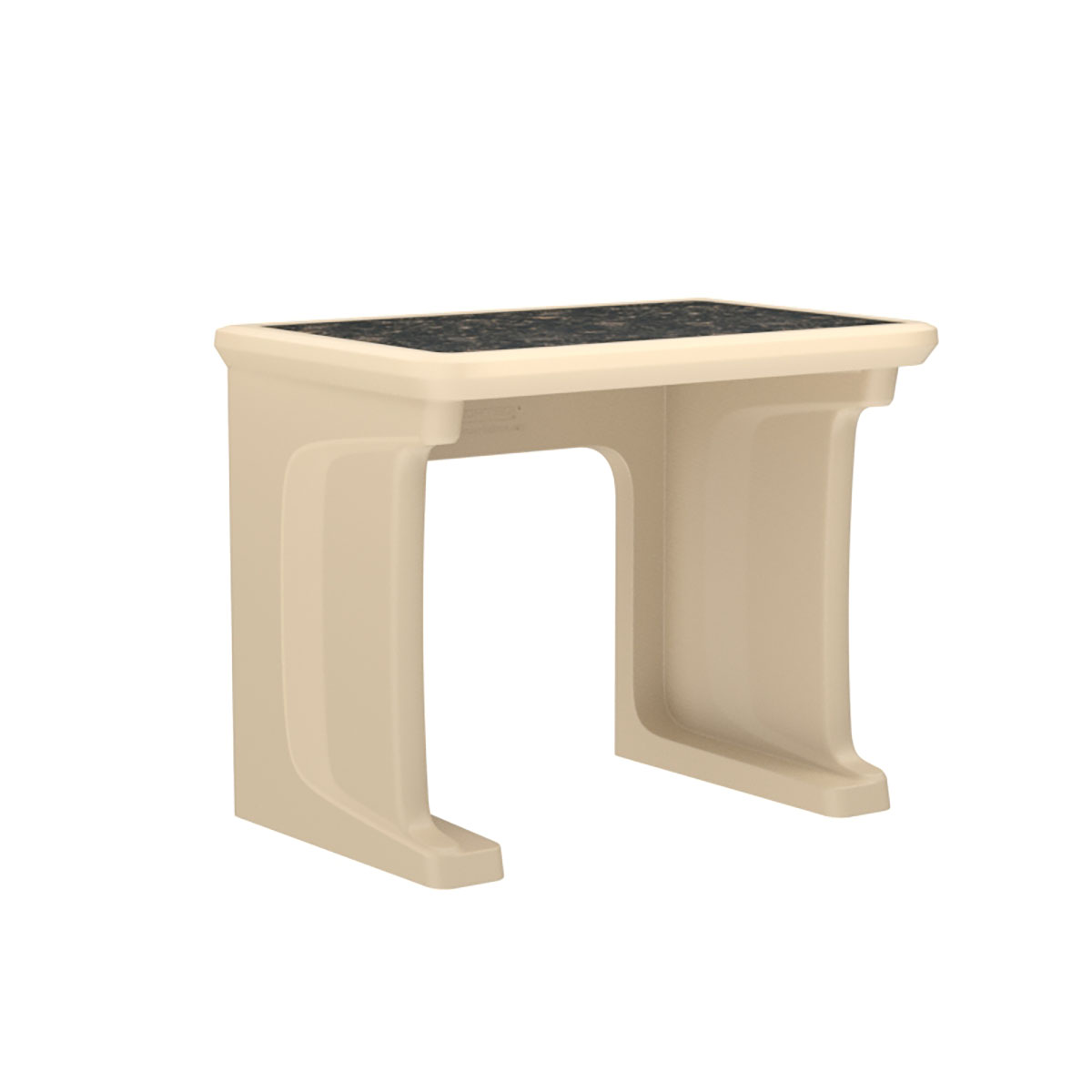 Endurance Desk All plastic Laminate Top Standing/floor Mount Sand