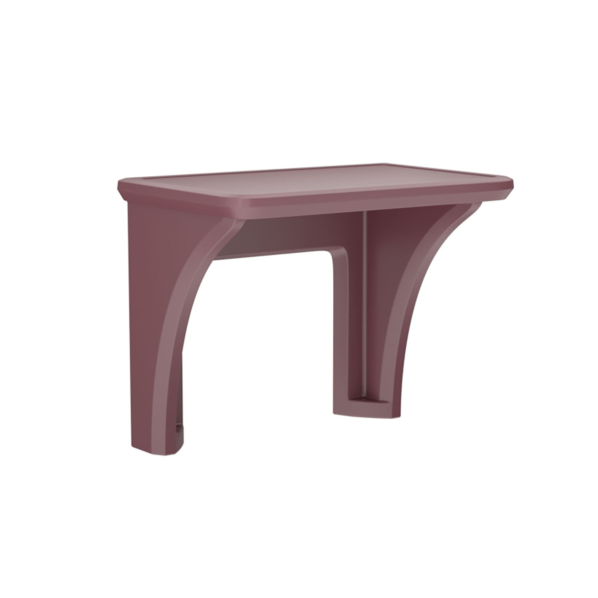 Endurance Desk All plastic Wall Mount Burgundy
