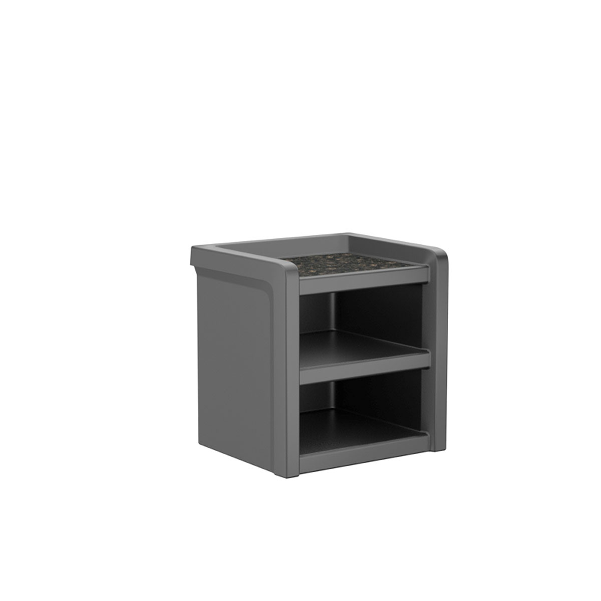 Endurance Laminate Nightstand Black