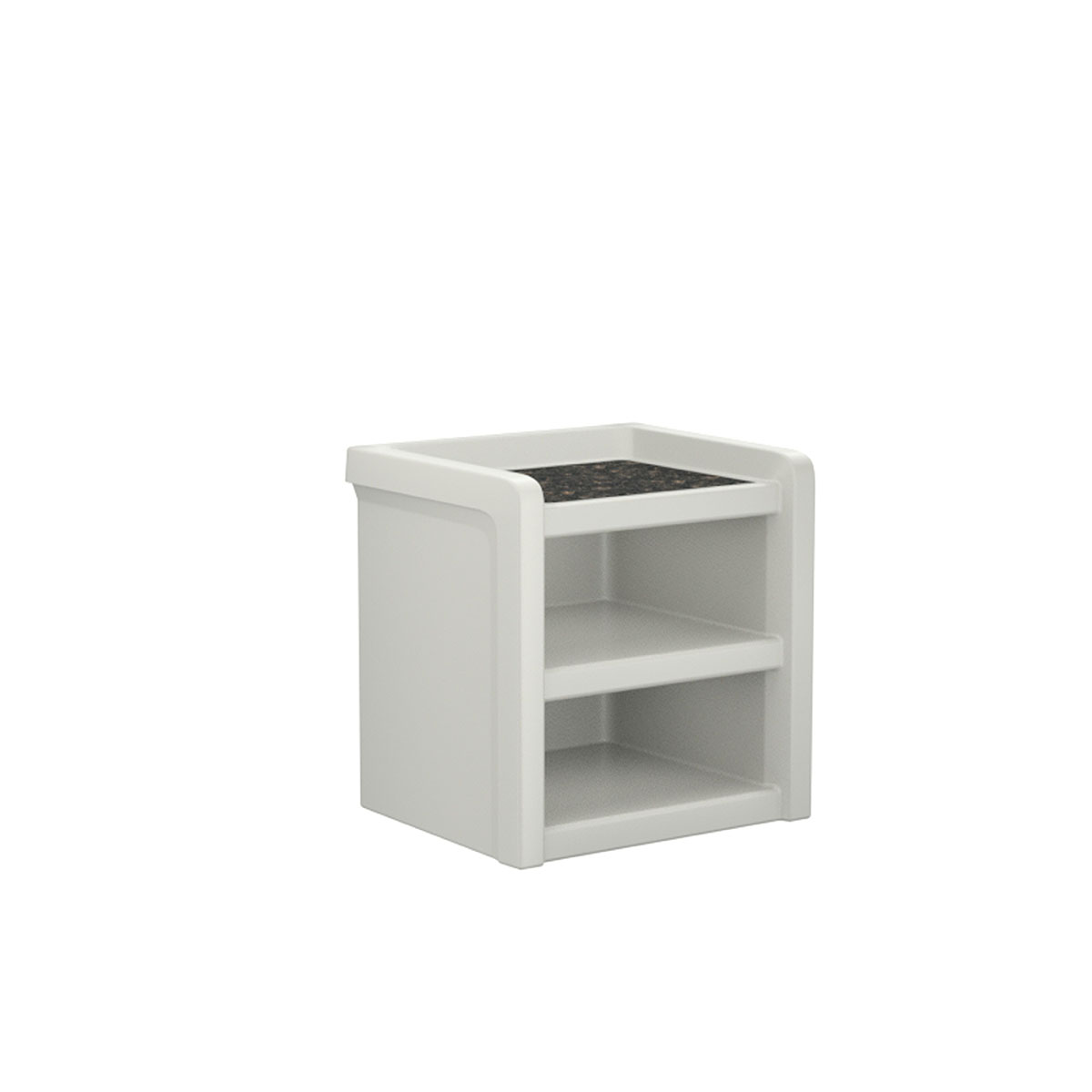 Endurance Laminate Nightstand Stone Gray