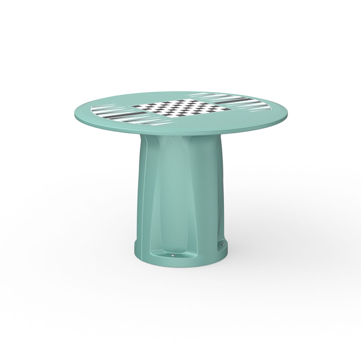 Endurance Round Base Table 42 Round Top Game Top Aqua