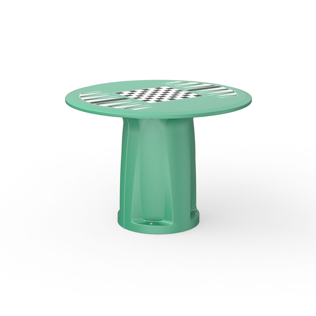 Endurance Round Base Table 42 Round Top Game Top Green