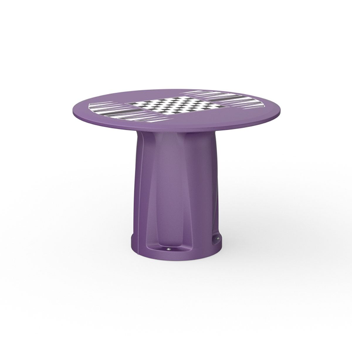 Endurance Round Base Table 42 Round Top Game Top Indigo
