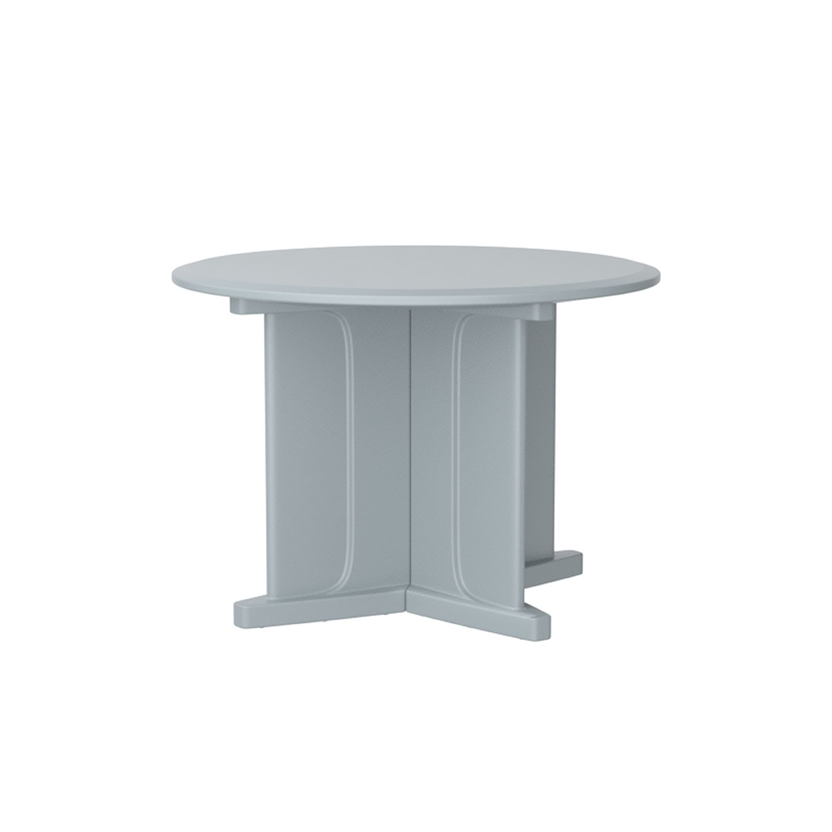 Endurance Table 42 Round X-Base Flame Retardant Gray