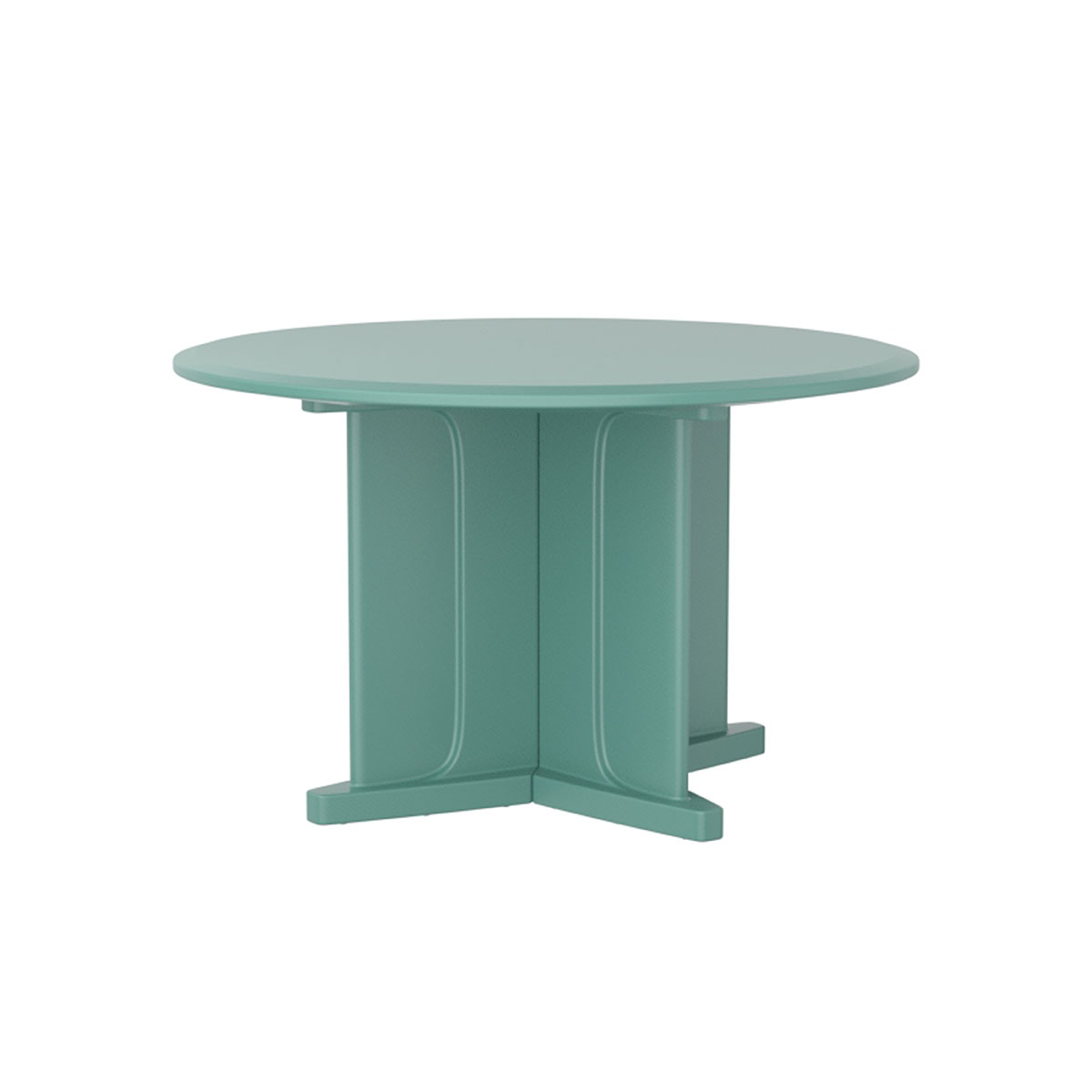 Endurance Table 48 Round X-Base Flame Retardant Aqua