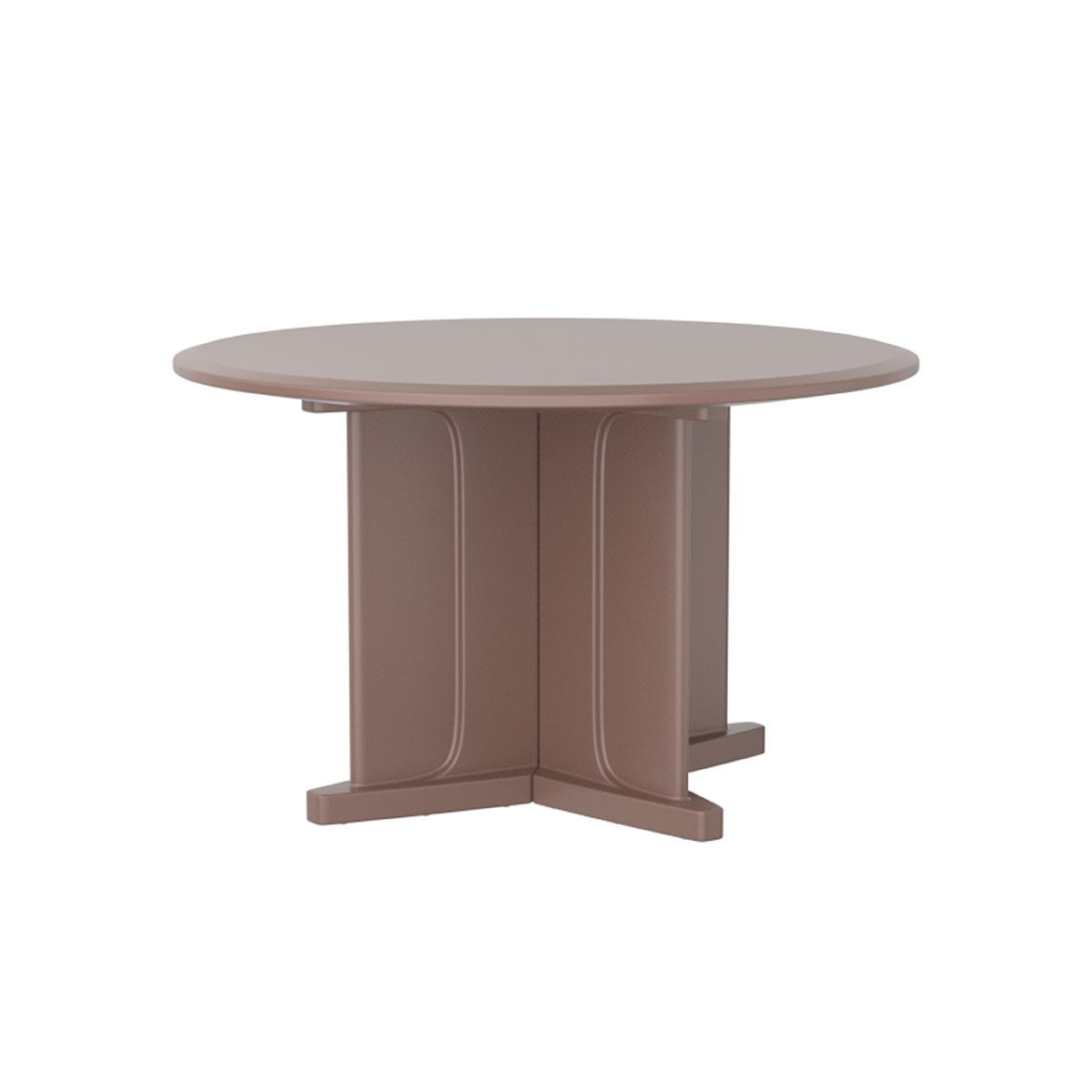 Endurance Table 48 Round X-Base Flame Retardant Brown