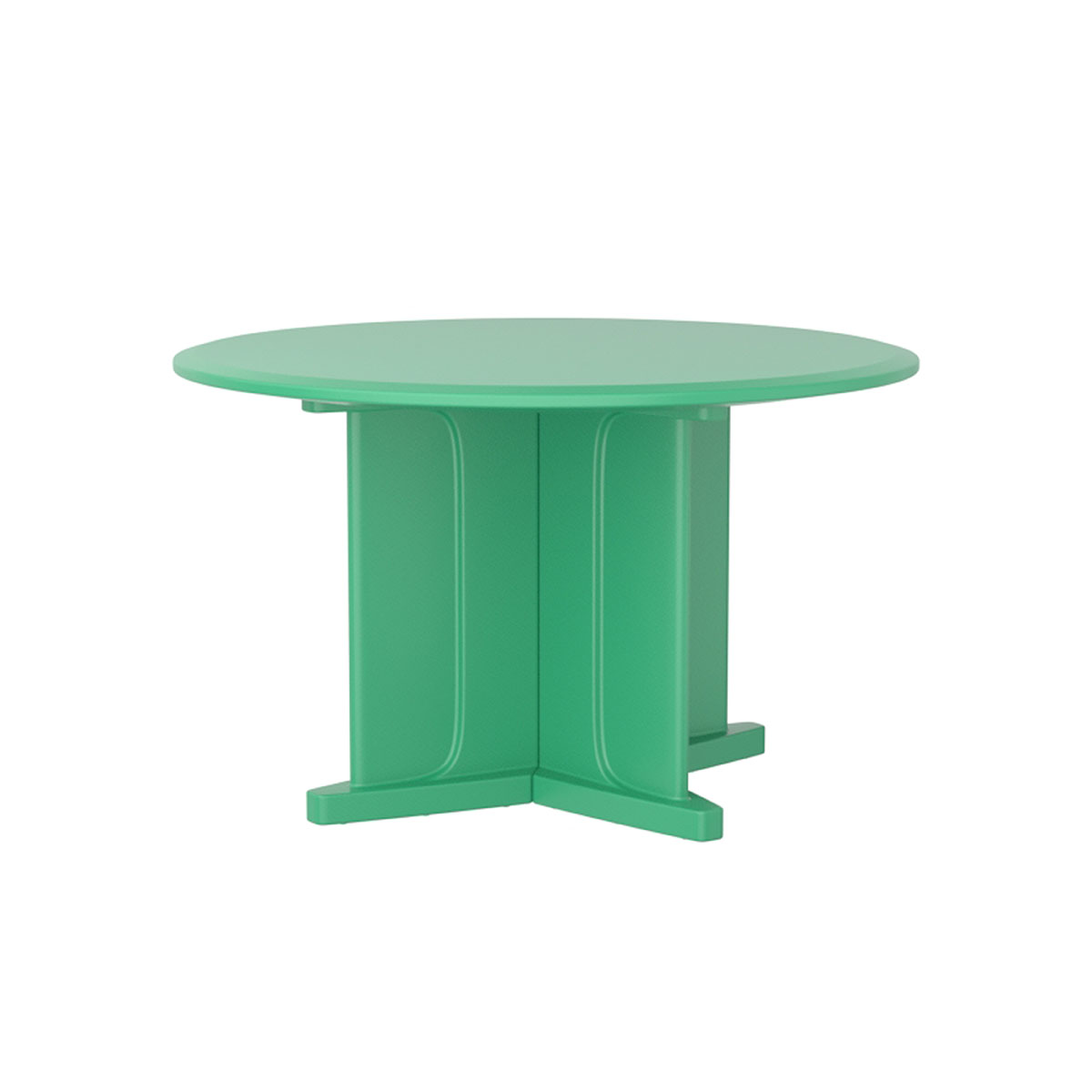 Endurance Table 48 Round X-Base Flame Retardant Green