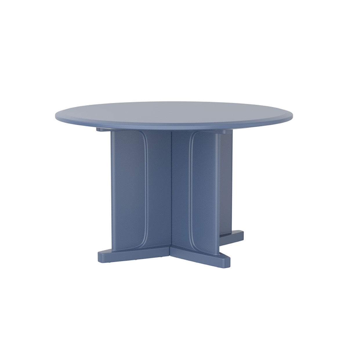 Endurance Table 48 Round X-Base Flame Retardant Midnight Blue